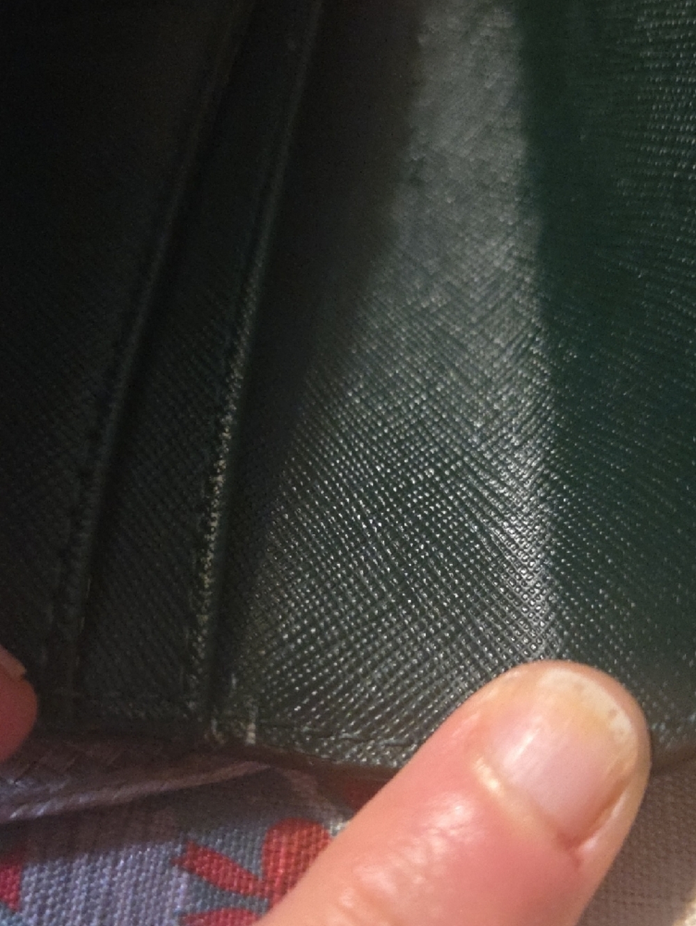 Michael Kors Forest Green Saffiano Leather Clutch Wallet with Gold Logo - Picture 6 of 12